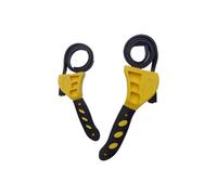 Verazquy 2Pcs Rubber Strap Wrench Set, Adjustable Non-Slip Grip for Plumbing Pipes, Oil Filter Removal, Jar Lids, DIY Tasks.