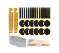 Verazquy 30Pcs All-in-One Puncture Repair Kit for Bike, Motorcycle, Scooter Tyres - Levers for Cycle Tyre Tube Repair.