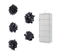 Verazquy 390Pcs Safety Eyes for Crochet Toys, Assorted Sizes 4mm-10mm, Plastic Craft Eyes for Stuffed Animals, Plush Doll Making and DIY Craft Projects.