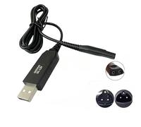 Verazquy Charger Compatible with Braun Shaver Epilator - 12V Charger USB Charging Cable for Silk-epil 9 7 5 Shaver Series 1 2 3 4 5 7 9 C Z(2Pin/3Pin Universal)
