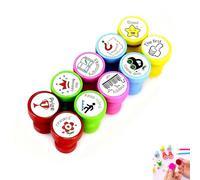 Verazquy Sorted Teacher Stamp Set of 10, Self-Inking Rubber Stamps for Marking School Reward Teacher Review for Classroom for Homework