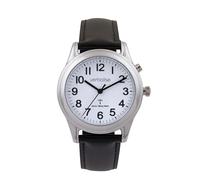 Verbalise Men's Radio-Controlled Talking Watch Speaks Time, Date. Ideal for Blind, Visually Impaired and Elderly UK No1. - VMRC-1-LBK
