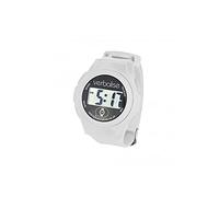 Verbalise Unisex White Talking Watch with Daily Alarm; Clear Synthetic Female Voice Speaks Time Only, Hourly Chime TALK02