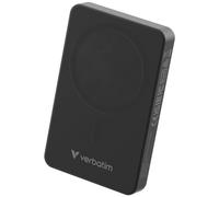 Verbatim Charge 'n' Go Essentials Power Bank MagSafe 10000mAh 15W Magnetic PD 20W Fast Charge with LED Indicator for iPhone 16/15/14/13/12 Pro/Pro Max, Includes USB-C to USB-C Cable, Black