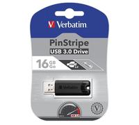 Verbatim 16GB Store'n'Go Pinstripe USB 3.0 Flash Drive Memory