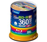 Verbatim 1Time Recording Blu-Ray Disc Bd-R 50Gb 100 Pieces White Print NEW