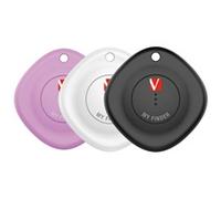 Verbatim My Finder Set of 3 Bluetooth Tracker for Backpack, Suitcase, Purse, Keys etc. Compatible with Apple "Where is?" Key Finder with Replaceable Battery