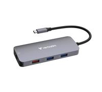 Verbatim CMH-09 USB Type-C 10000 Mbit/s Silver