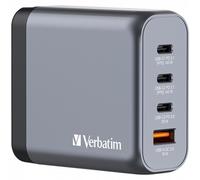 Verbatim GNC-140 GaN Charger 140W with 2 x USB-C PD 140W / 1 x USB-C PD 20W / 1 x USB-A QC 3.0 (EU/UK/US)