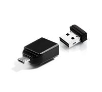 Verbatim 32GB Nano USB Flash Drive with USB OTG Micro Adapter - Black 32 GB