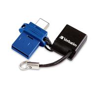 Verbatim 32GB Store ‘n’ Go Dual OTG USB 3.2 Gen 1 Flash Drive for USB-C Devices - 2 in 1 Type C Thumb Drive