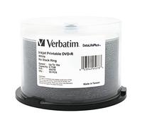 Verbatim 4.7GB up to 16x DataLifePlus White Inkjet Printable Recordable Disc DVD-R, 50 -Disc Spindle 95078