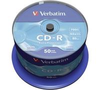 Verbatim 43351 700MB 52x Extra Protection CD-R - 50 Pack Spindle