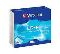 Verbatim CD-R Extra Protection 52x 700MB Slimcase Pack of 10