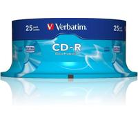 Verbatim CD-R Extra Protection Case with 25 Disks (43432)