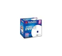 VERBATIM - 43521 - DVD-R PRINTABLE JEWEL CASE 16X 10 PACK