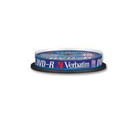 VERBATIM - 43523 - DVD-R 10 PACK SPINDLE 16X CAKE 10