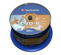 Verbatim 43533 16x Wide Inkjet Printable DVD-R - Spindle 50pk