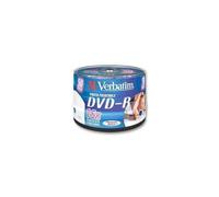 VERBATIM - 43533 - DVD-R PRINTABLE SPINDLE 50 16X CAKE 50