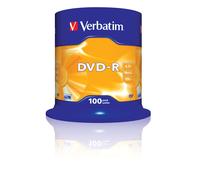 Verbatim 43549 16x DVD-R Matt Silver - Spindle 100pk