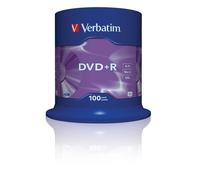 Verbatim 43551 4.7GB 16x Matt Silver DVD+R - 100pk Spindle