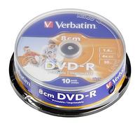 Verbatim 43573 1.46GB 8cm Printable DVD-R - Spindle 10 Pack