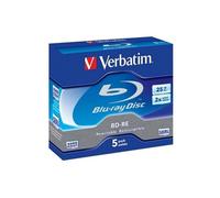 Verbatim 43615 2x 5GB Blu-ray Rewritable Media - 5 Pack