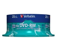 Verbatim DVD-RW Matt Silver 4.7GB DVD-RW 25pc(s)