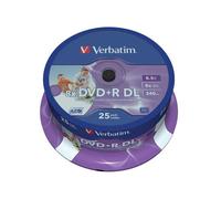 Verbatim 43667 blank DVD 8.5 GB DVD+R DL 25 pc(s)