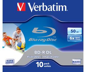 Verbatim 43736 blank Blu-Ray disc BD-R 50 GB 10 pc(s)