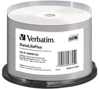 Verbatim 43745 52X CD-R Datalifeplus Inkjet Professional - 50Pk Spindle