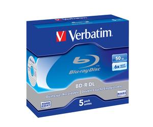 Verbatim 43748 blank Blu-Ray disc BD-R 50 GB 5 pc(s)