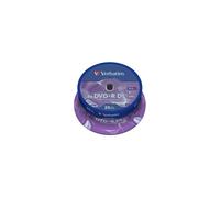 Verbatim 43757 DVD+R 8x DL Matt Silver 25 pack