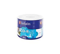 Verbatim 43794 CD-R Spindle Pack (80 Minute, 700MB, 52x Speed, Pack of 50)