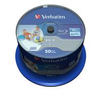 Verbatim 43812 BD-R SL Datalife 25GB 6x Inkjet Printable - 50 Pack