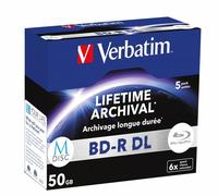 Verbatim 43846 MDisc BD-R DL 6X 50GB 5 Pack