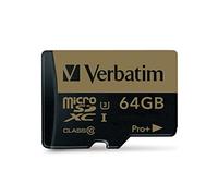 Verbatim 44034 Pro+ 64 GB microSDXC U3 SD Card