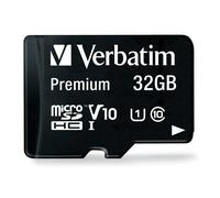 Verbatim 44083 32GB Class 10 Micro SDHC with Adapter,Black