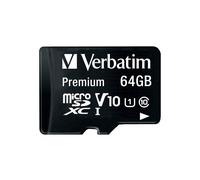 Verbatim 44084 64GB Class 10 microSDXC with Adapter