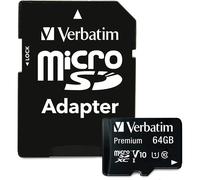 Verbatim 44084 64GB Class 10 microSDXC with Adapter