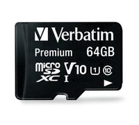 Verbatim 64GB microSDXC (Adapt) 64GB MicroSDXC Class 10 memory card
