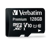 Verbatim Premium 128GB SDXC Micro Card with Adapter - 44085
