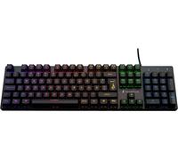 SureFire KingPin M2 Mechanical Gaming Keyboard German, Gaming Multimedia Keyboard Full Size, RGB Keyboard with Lighting, 100% Anti-Ghosting Keys, German Layout QWERTZ