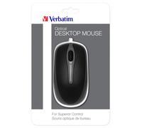 Verbatim 49019 mouse Ambidextrous USB Type-A Optical 1000 DPI