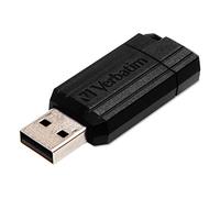 Verbatim 49063 16GB PinStripe USB 2.0 Flash Drive - Black