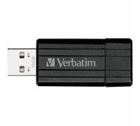 Verbatim 49063 PinStripe USB Drive 16GB - Black