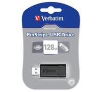 Verbatim 49071 128GB Pinstripe USB 2.0 Flash Drive 49071