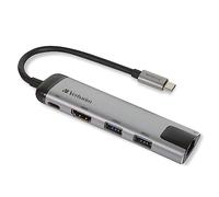 Verbatim 49141 interface hub USB 3.2 Gen 1 (3.1 Gen 1) Type-C 1000...