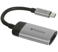 VERBATIM 49143 CABLE, USB-C TO HDMI 4K ADAPTER, 10CM