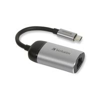 Verbatim 49146 laptop dock/port replicator USB 3.2 Gen 1 (3.1 Gen 1) Type-C Black, Silver
